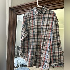 Gently used Merlona plaid shirt